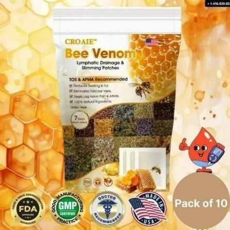 Bee Venom Lymphatic Daiamage & Sliming Patches (10 Patches) 4.9/5 ⭐⭐⭐⭐⭐(4397 Reviews)