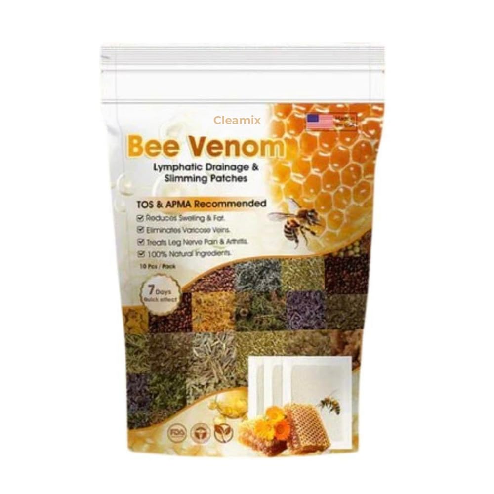 Bee Venom Lymphatic Daiamage & Sliming Patches (10 Patches) 4.9/5 ⭐⭐⭐⭐⭐(4397 Reviews)